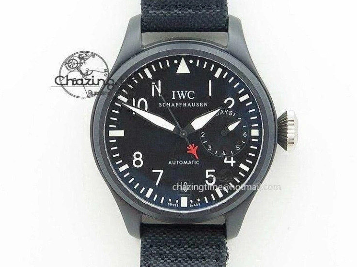 MIROTIME 0331 Pilot Mark XX IW328201 ZF 1:1 Best Edition Black Dial on Black Leather Strap A Affordable 7028